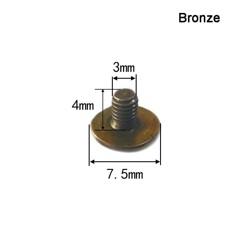 Rivets Base Buckle Iron Screws Leather Craft Grommets DIY Decorative 4/7/9/12mm
