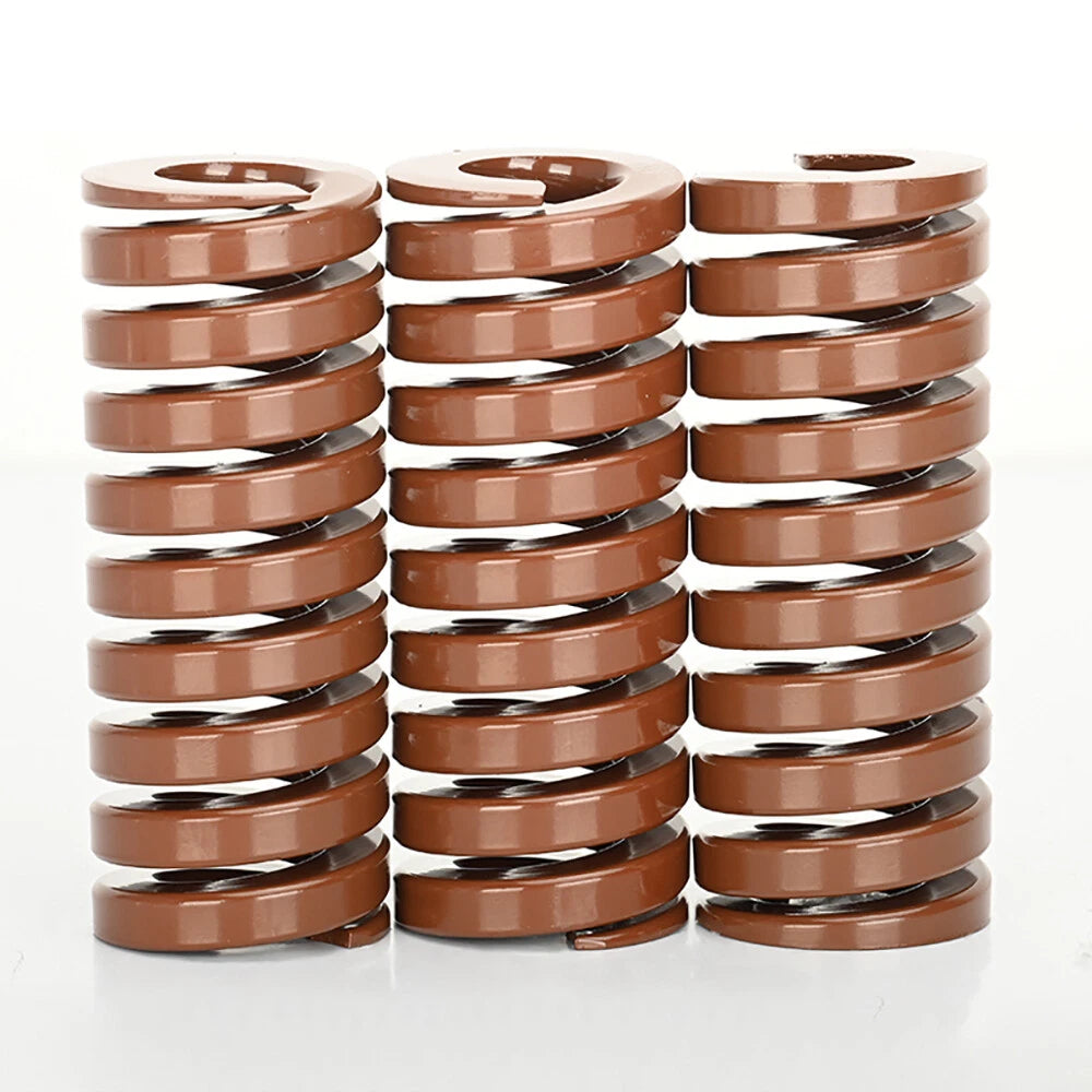 Heavy Load Duty Compression Die Spring Brown 8mm-35mm Outer Dia 20mm-300mm Long
