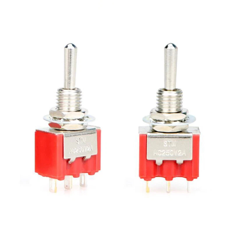 On/Off Metal Toggle Switch AC 125V/250V — MTS-102 103 202 203
