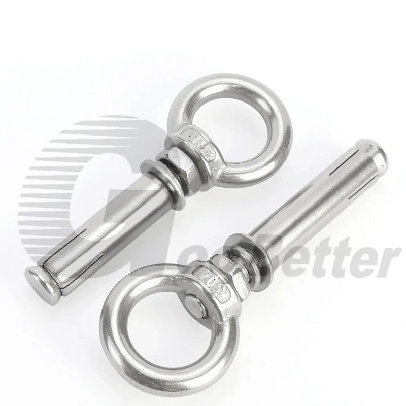 M6 - M20 Stainless Steel Closed Hook Eye Bolt Shield Anchor Expansion Bolt - HomeDIYer