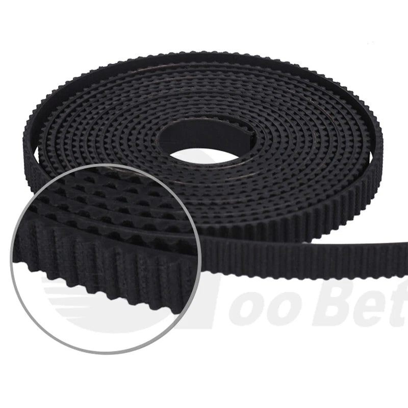 GT2 Closed Loop Timing Belt — 2mm Pitch, 10mm Wide, 85T to 1500T for CNC & 3D Printer