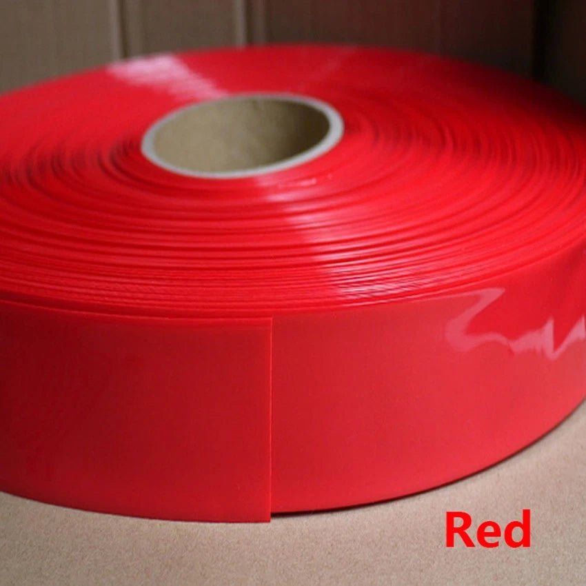 PVC Heat Shrink Tube for Battery Pack Wrap & Insulation — 70–95mm Wide, 8 Colors - HomeDIYer