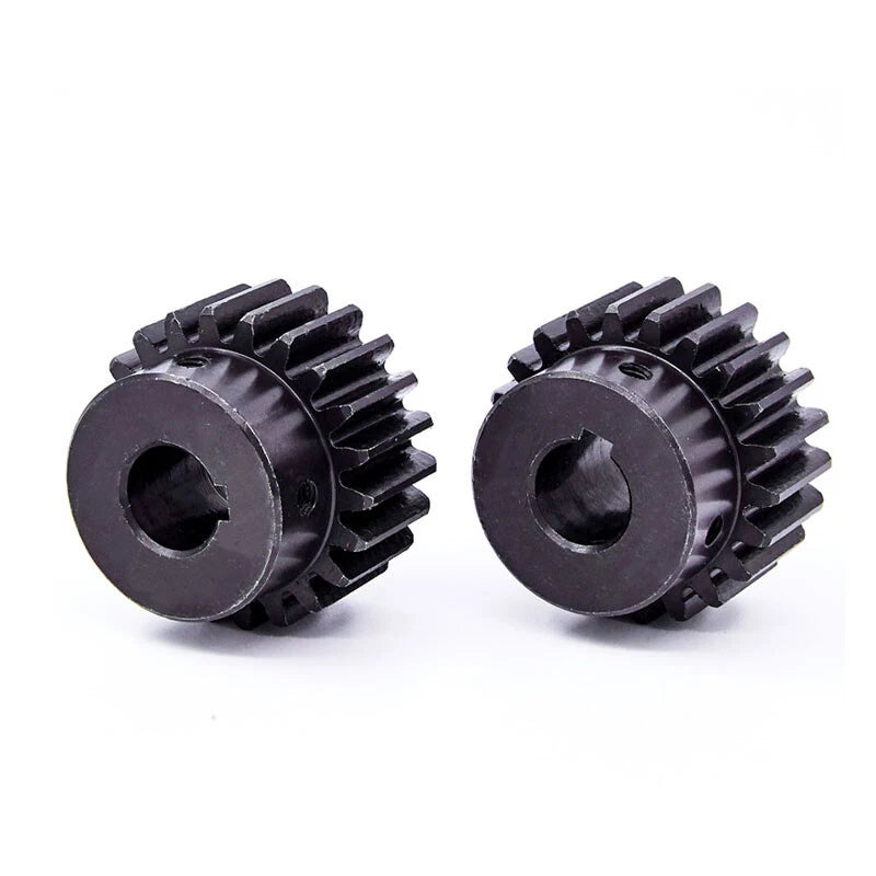 1 Mod Spur Gear 45# Steel Transmission Gear Teeth 40T~55T With Step Motor Gear