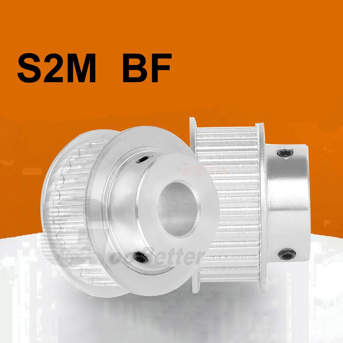 S2M 10mm Timing Belt Smooth Tooth Drive Pulley 70T 72T~80T Bore=5mm~25mm w Step
