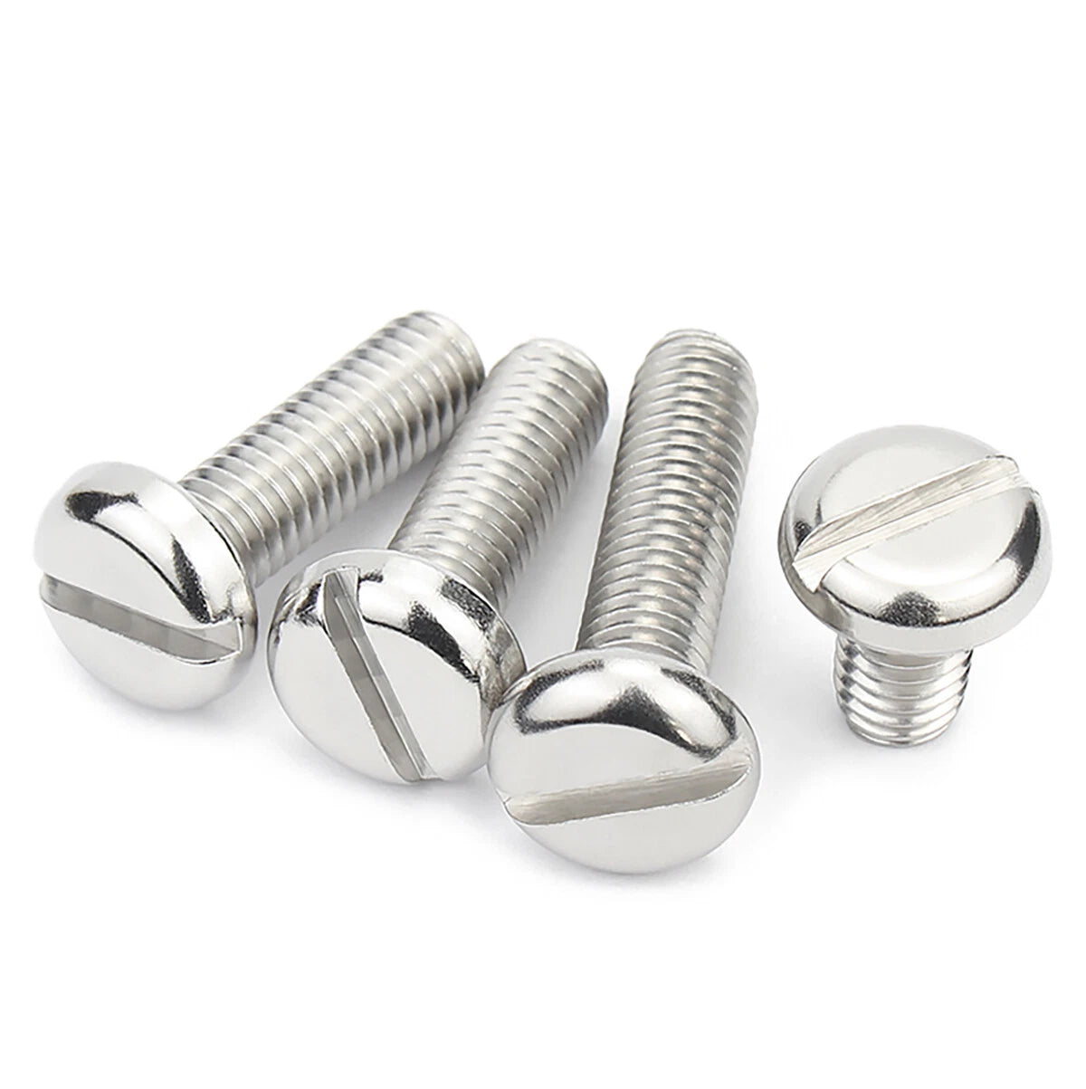 Slotted Pan Head Machine Screws A2 Stainless Steel DIN 85 — M1.6 to M10
