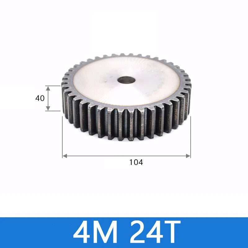 Spur Gears Pinion Gear 1.5/2.5/3/4/5 Mod Transmission Gears 45# Steel Flat Gears