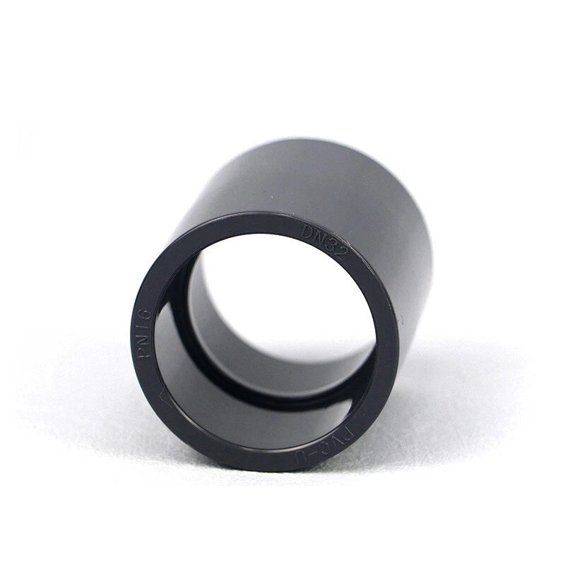 PVC Straight Pipe Coupling Socket Fitting 20–110mm Grey