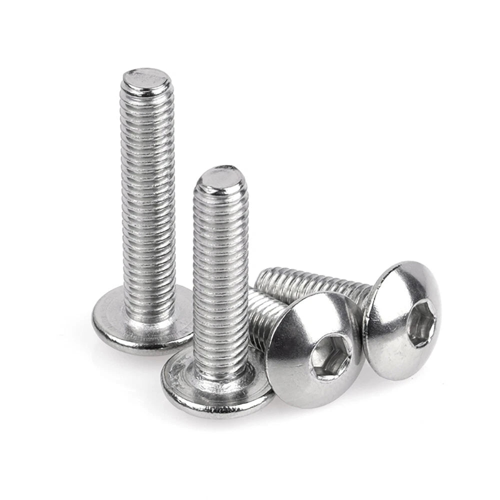 M3–M10 A2 Stainless Steel Truss Head Socket Cap Screws — Hex Allen Drive Machine Bolts