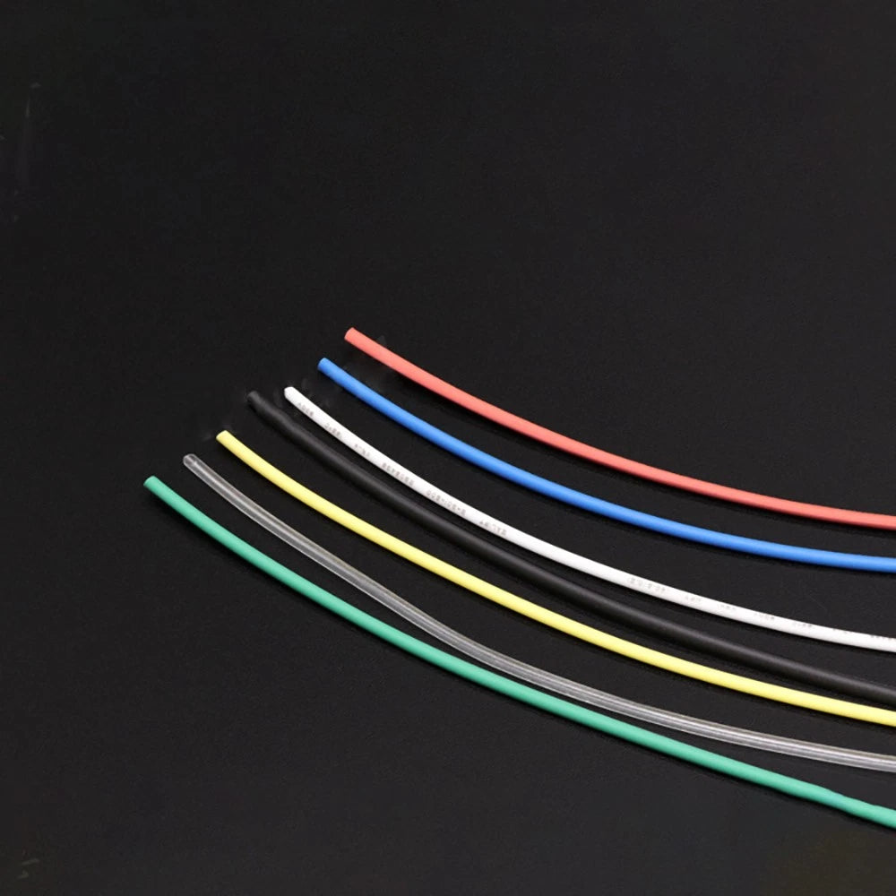 Heat Shrink Tubing 2:1 Ratio — φ2mm to φ210mm, 7 Colors, 1m Length