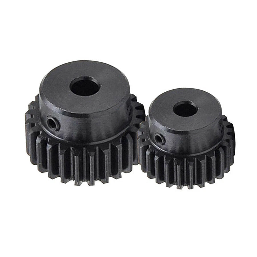 1 Mod 45# Steel Spur Gear 10T-50T Bore 4mm-25mm Pinion Gear with Step Motor Gear