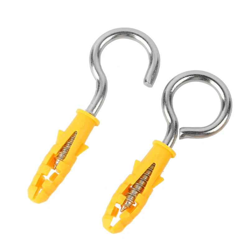 Stainless Steel A2 Screw Eye Hooks & Hook Screws — Self-Tapping, M3–M8