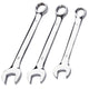 Spanner Combination Wrench CRV Open Ended Round Fixed Head Spanners 6mm - 30mm