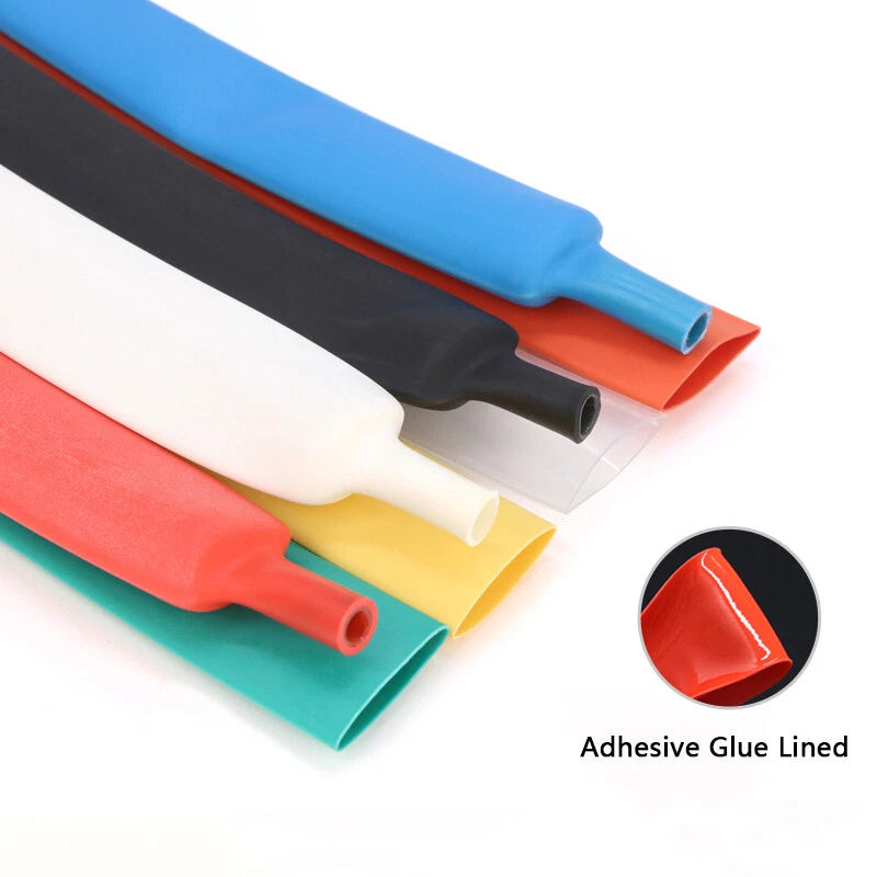 3:1 Heat Shrink Tubing — Dual Wall Adhesive-Free Sleeve, Φ1.6mm to Φ65mm, 8 Colors