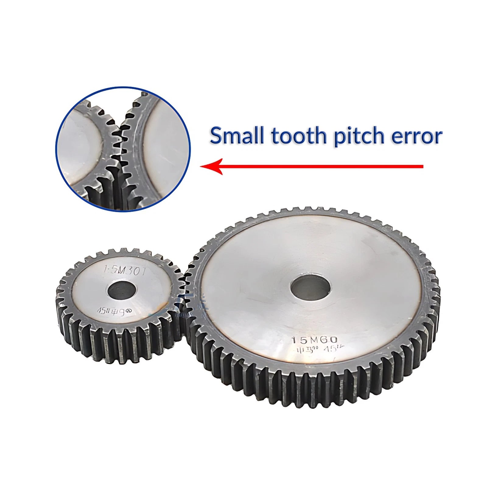 1.5 Mod 12/13/14/15/16/17/18/20-120T 45# Spur Gear Thickn 15mm Transmission Gear