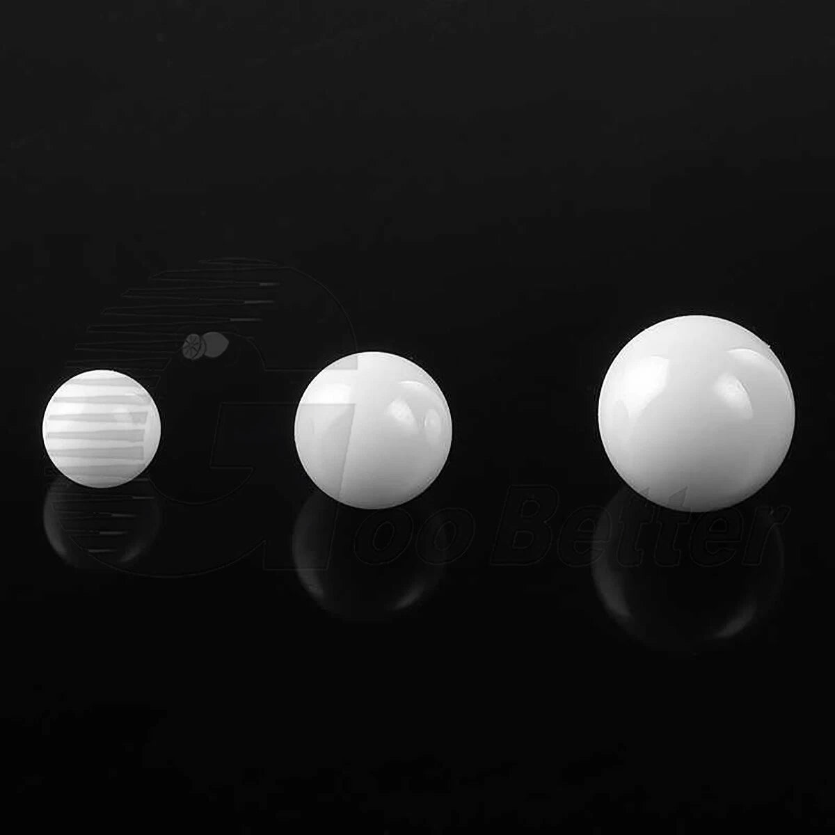 ZrO2 Zirconia Ceramic Ball Bearings G10 Dia 1mm-30mm Precision Solid Round Balls