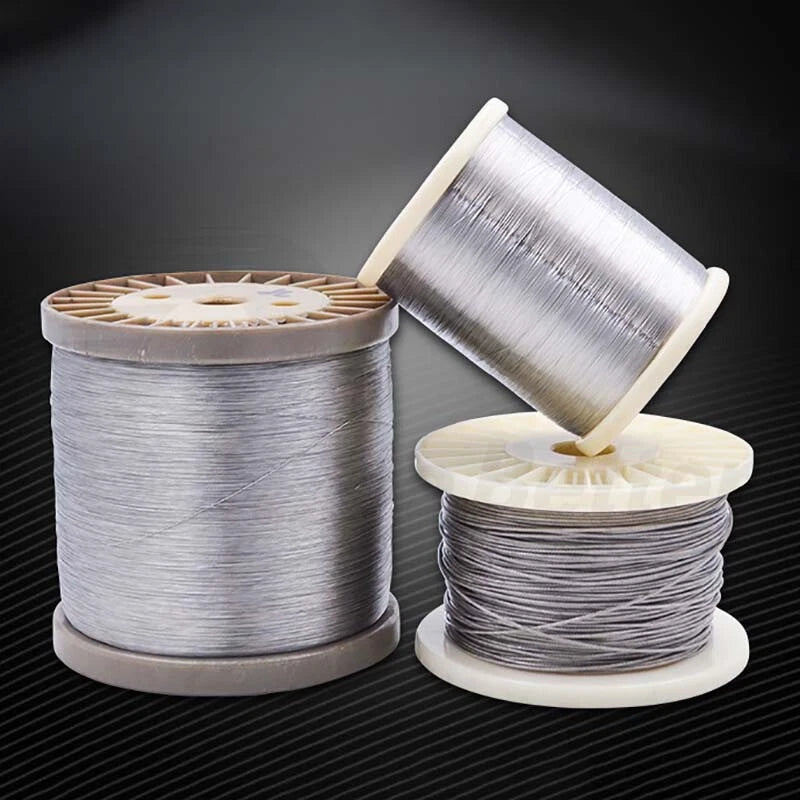 1mm to 20mm Wire Rope 304 A2 Stainless Steel Wire Metal Cable 7x19 Construction