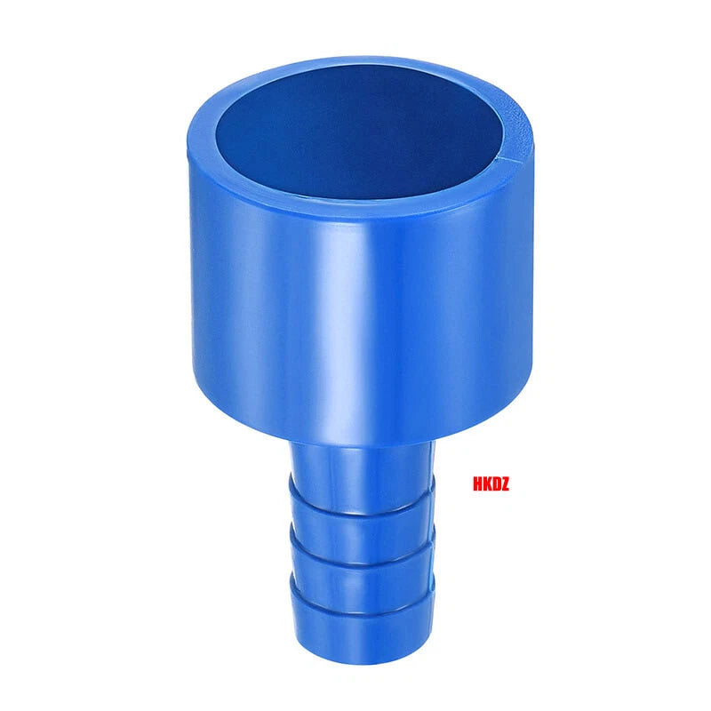 Pagoda 8mm~20mm Plug Blue PVC Pipe Connector Fittings Adapter To Hose OD 20 25mm