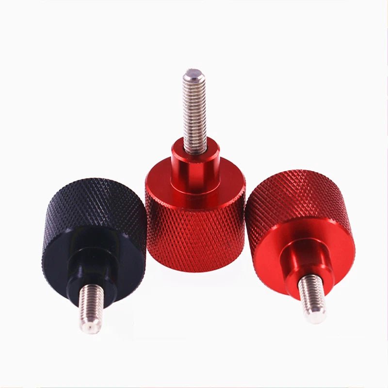 M10 Knurled Thumb Screws – Stainless Steel Hand Grip + Aluminum Alloy Threaded Shank (10–100mm) - HomeDIYer