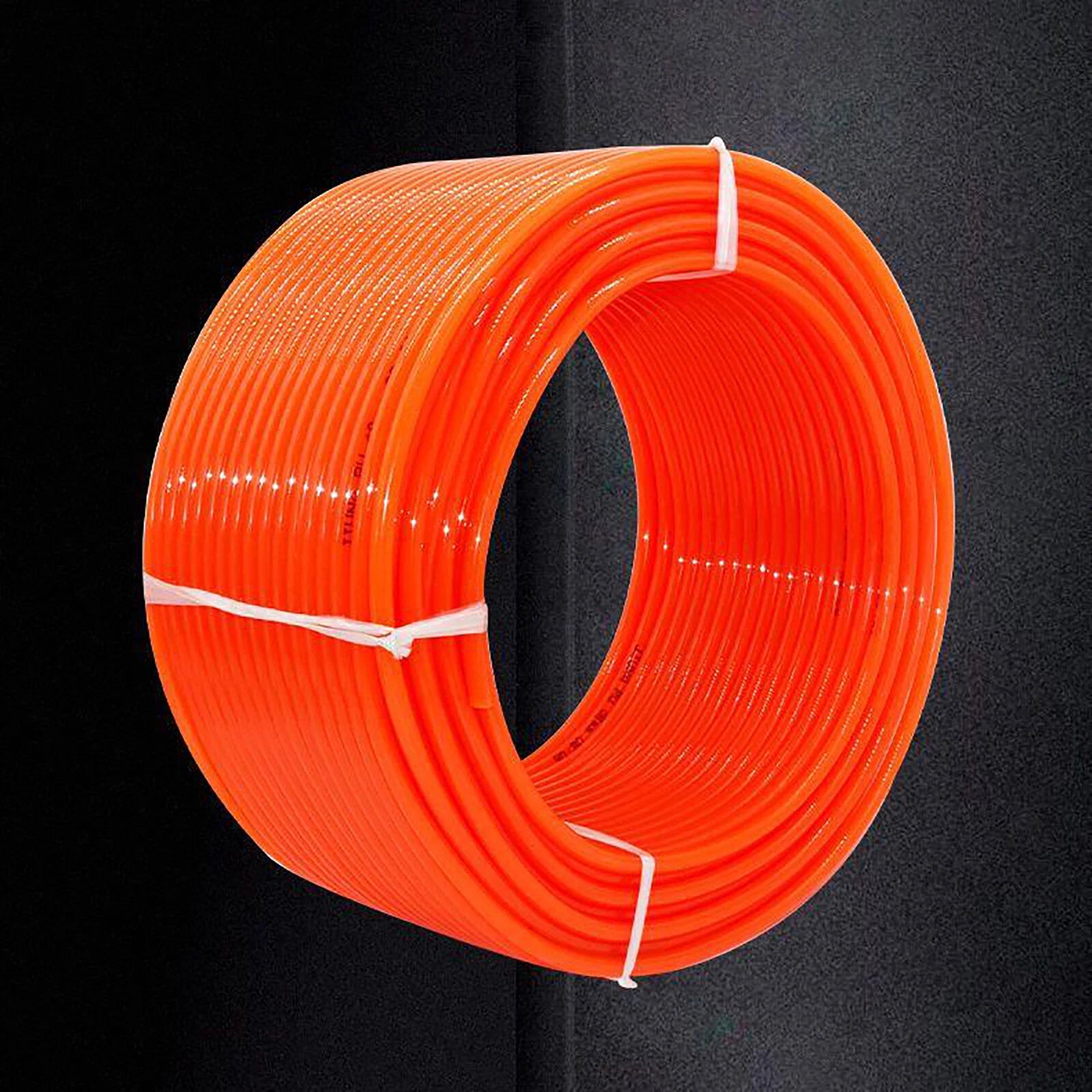 Red Polyurethane Round Drive Belt — Smooth Surface, 1.5mm to 15mm Diameter