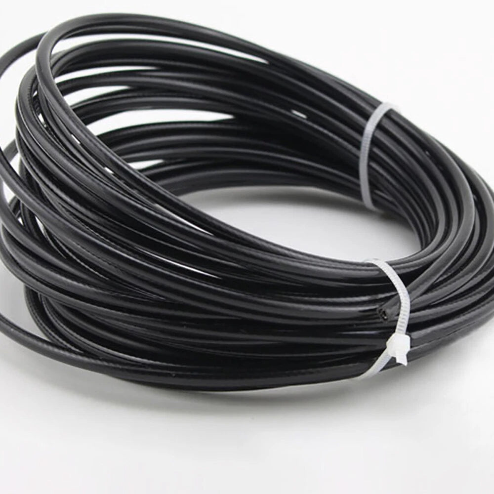 304 Stainless Steel Wire Rope Metal Cable Rigging Black PVC Plastic Coated 1-6mm