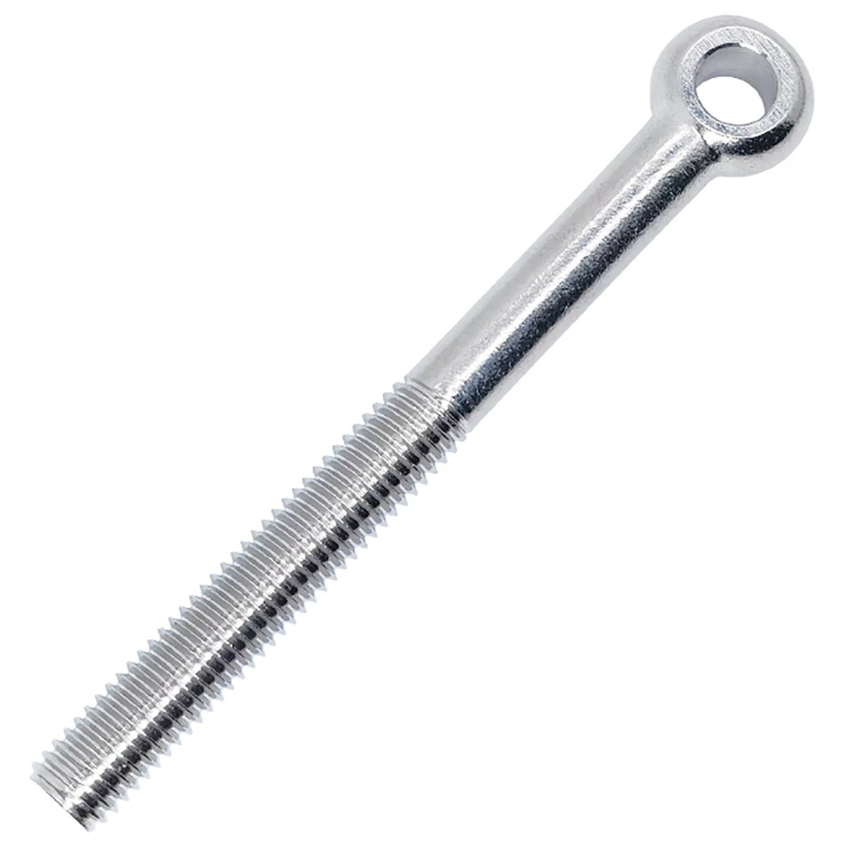 M5 - M24 A2 304 Stainless Steel Partially Threaded Forged Eye Bolts with Rings for Wire Rope & Hanging - HomeDIYer