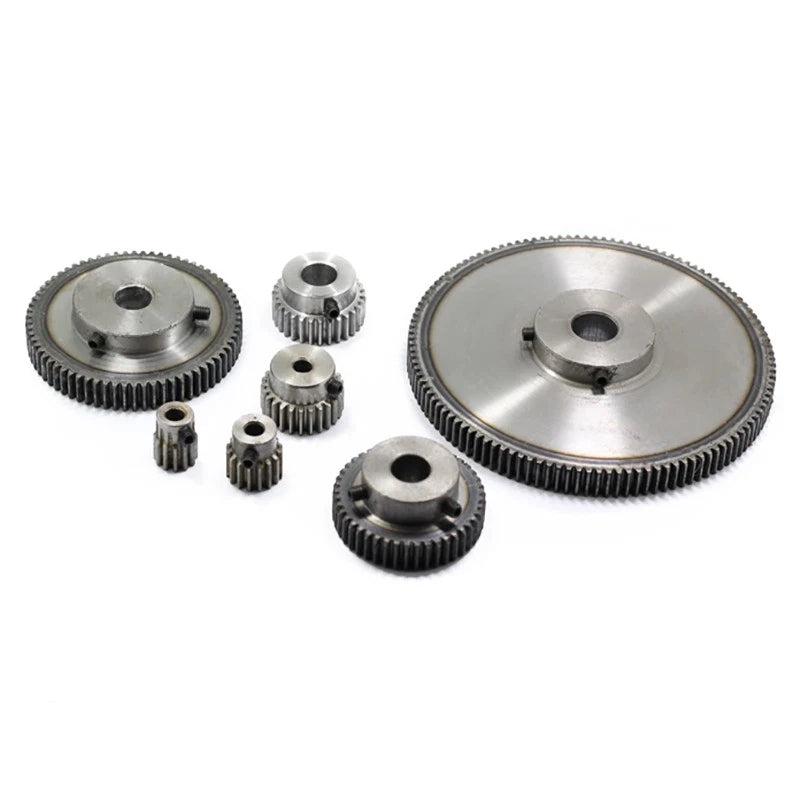 Mod 1 Steel Pinion Gear Spur Gears 12-30 Teeth 6-15mm Bore With Screw Hardened