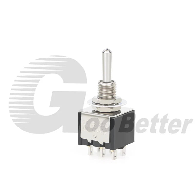 DPDT Mini Toggle Switch – 2 or 3 Position, 6-Pin, 125V/250V | Boat, Car & DIY