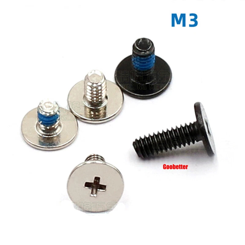 M3 Ultra Thin Wafer Flat Head Phillips Screws – Super Low Profile for Laptops & Electronics (3–6.5mm Thread Lengths)