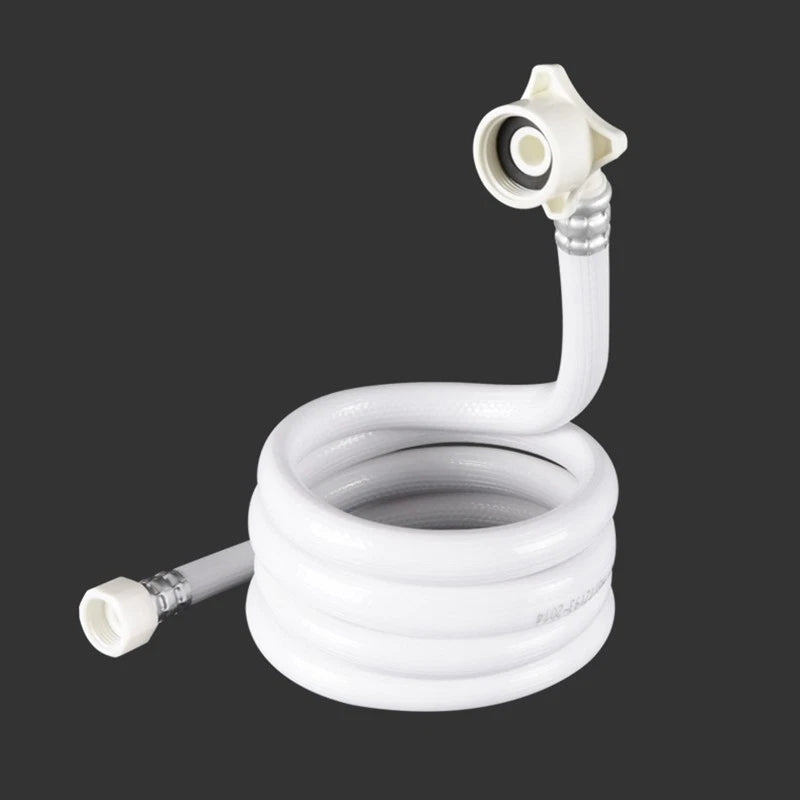 Washing Machine Water Inlet Hose – PVC Extension Pipe with 4-Point Screw Connector (0.6–5 m)