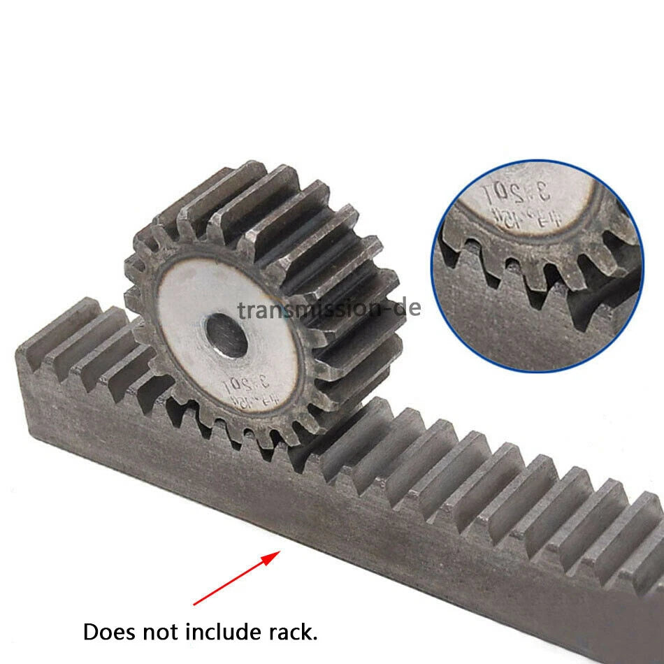 Mod 2/2.5/3/4/5 Spur Gear 10T-63T 45# Steel Pinion Gear Metal Gear Thick 20-40mm