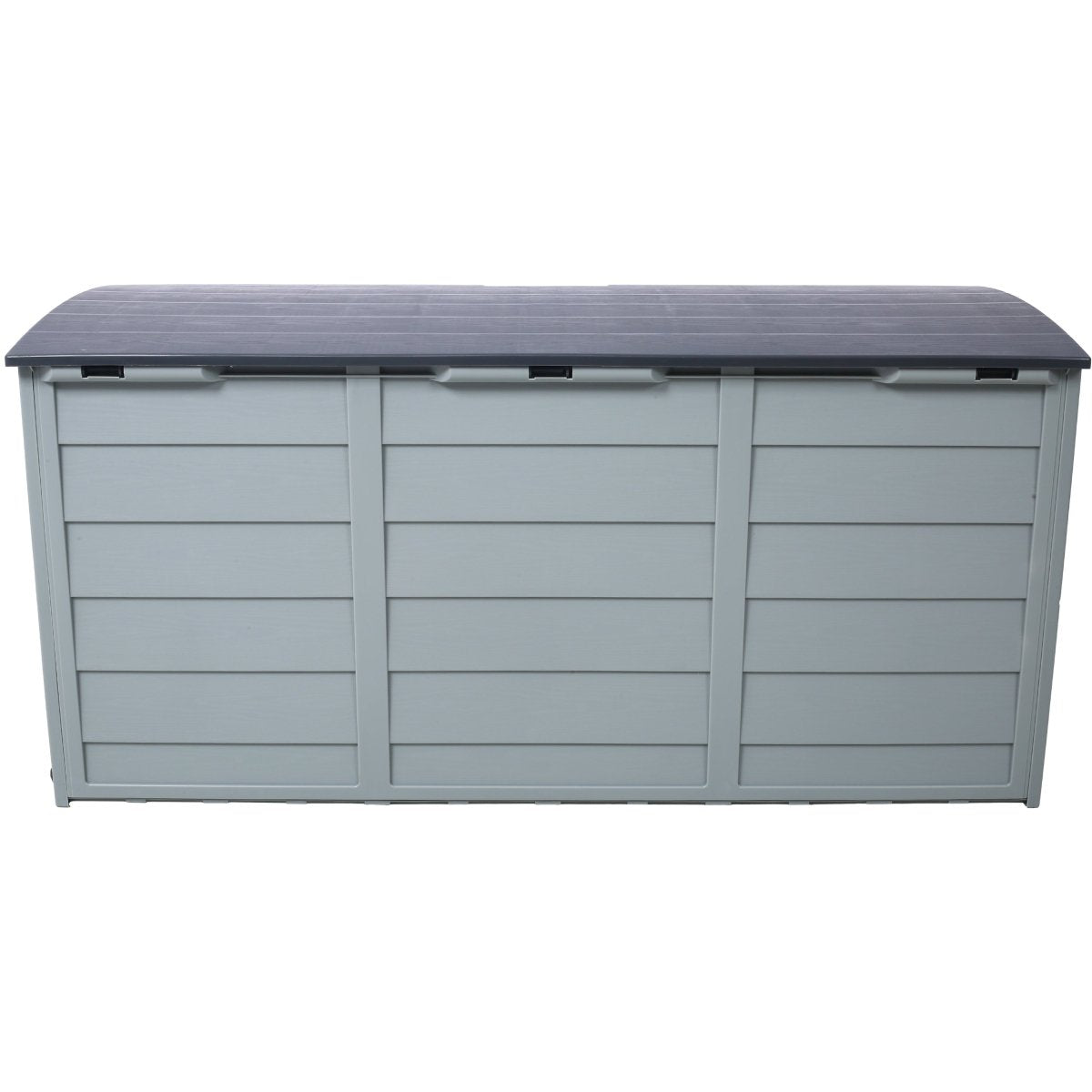 75 Gallon Wheeled Resin Deck Box - All - Weather Outdoor Storage with 250LBS Capacity - HomeDIYer