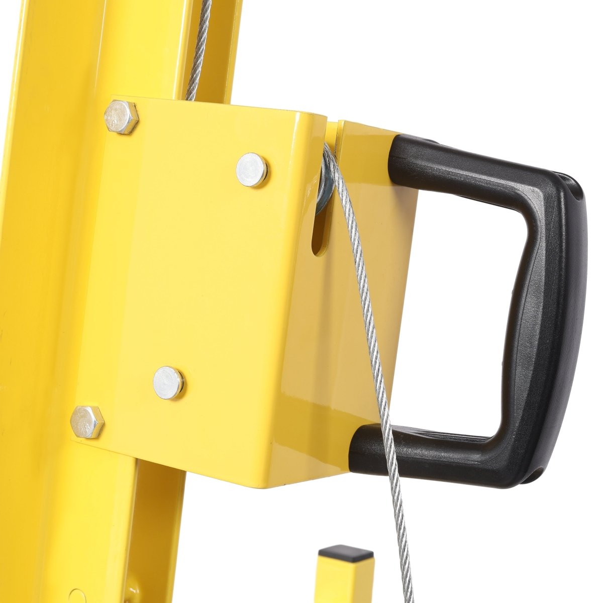 Drywall panel lift for walls, Load capacity 150LBS Heavy Duty Drywall Lifter, Use for drywall, OSB, plywood, insulation, cement board. Yellow Color - HomeDIYer