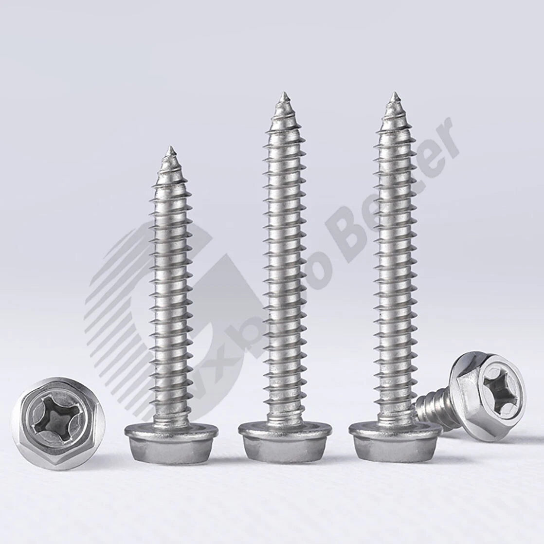 M3 M4 M5 M6 A2 Stainless Hex Flange Self Tapping Screws – Phillips Drive