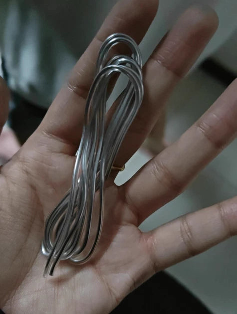 Metal Wire With Clear Rubber Cover Craft Florist Wire Modelling Bendy 1-2.5mm