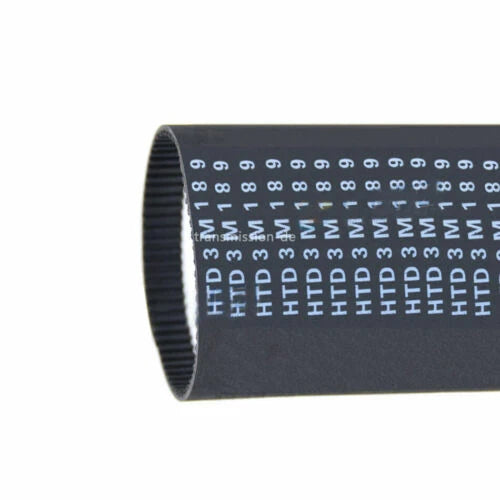 HTD 3M Timing Belt Closed Loop — Rubber Drive Belt, 10/15/20 mm Wide, 87–5100 mm Perimeter