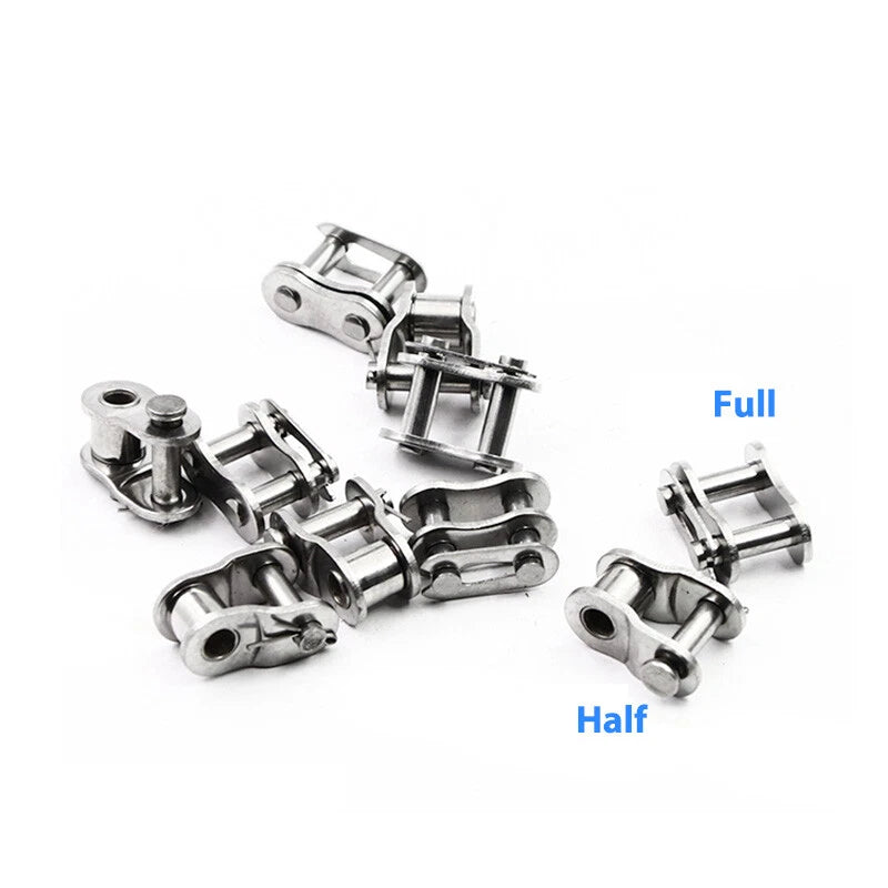 A2 Stainless Steel Roller Chain Link Fast Post Fully& Half Chain Connected Joint