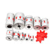 D30L50 Shaft Coupler Flexible Plum Coupling CNC Stepper Motor Jaw Spider 6-19mm