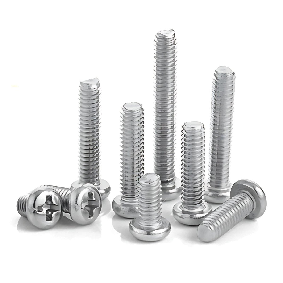 M1.2–M4 Phillips Pan Head Machine Screws A2 Stainless Steel DIN 7985 - HomeDIYer