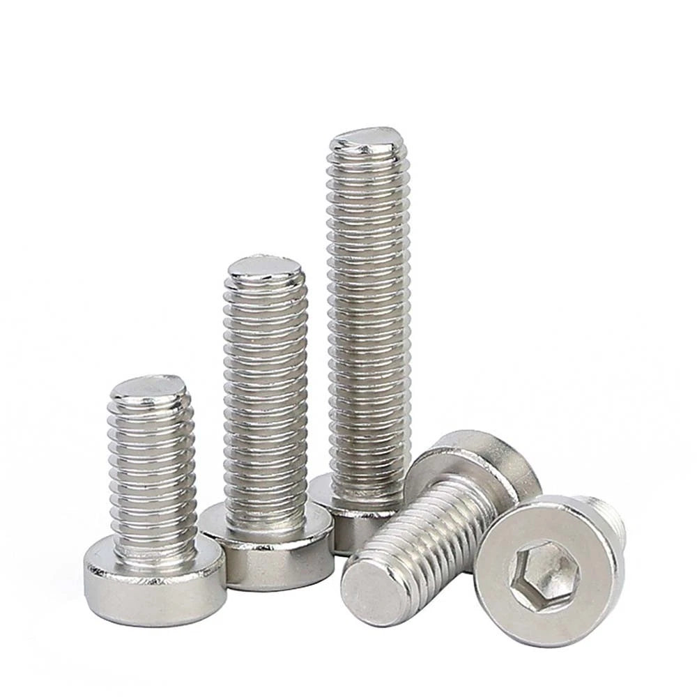 M1.4–M12 Low Head Socket Cap Screws – A2 Stainless Steel, Space‑Saving Design for Tight Clearances