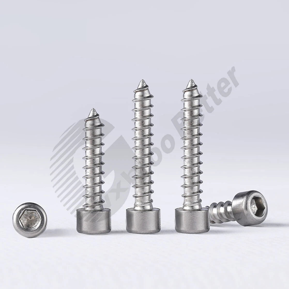 M2 M2.5 M3 M3.5 M4 M5 M6 Socket Cap Head Self‑Tapping Screws – A2 304 Stainless Steel
