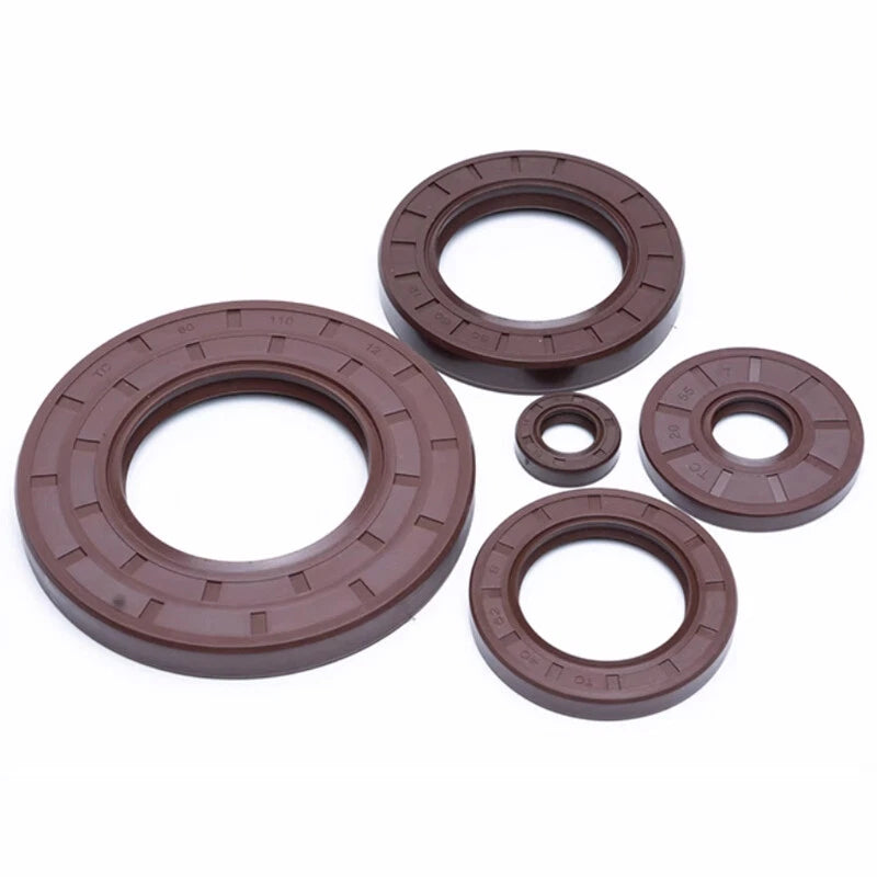 FKM Rotary Shaft Oil Seal TC Double Lip with Spring — ID 62–75mm, -30°C to 250°C