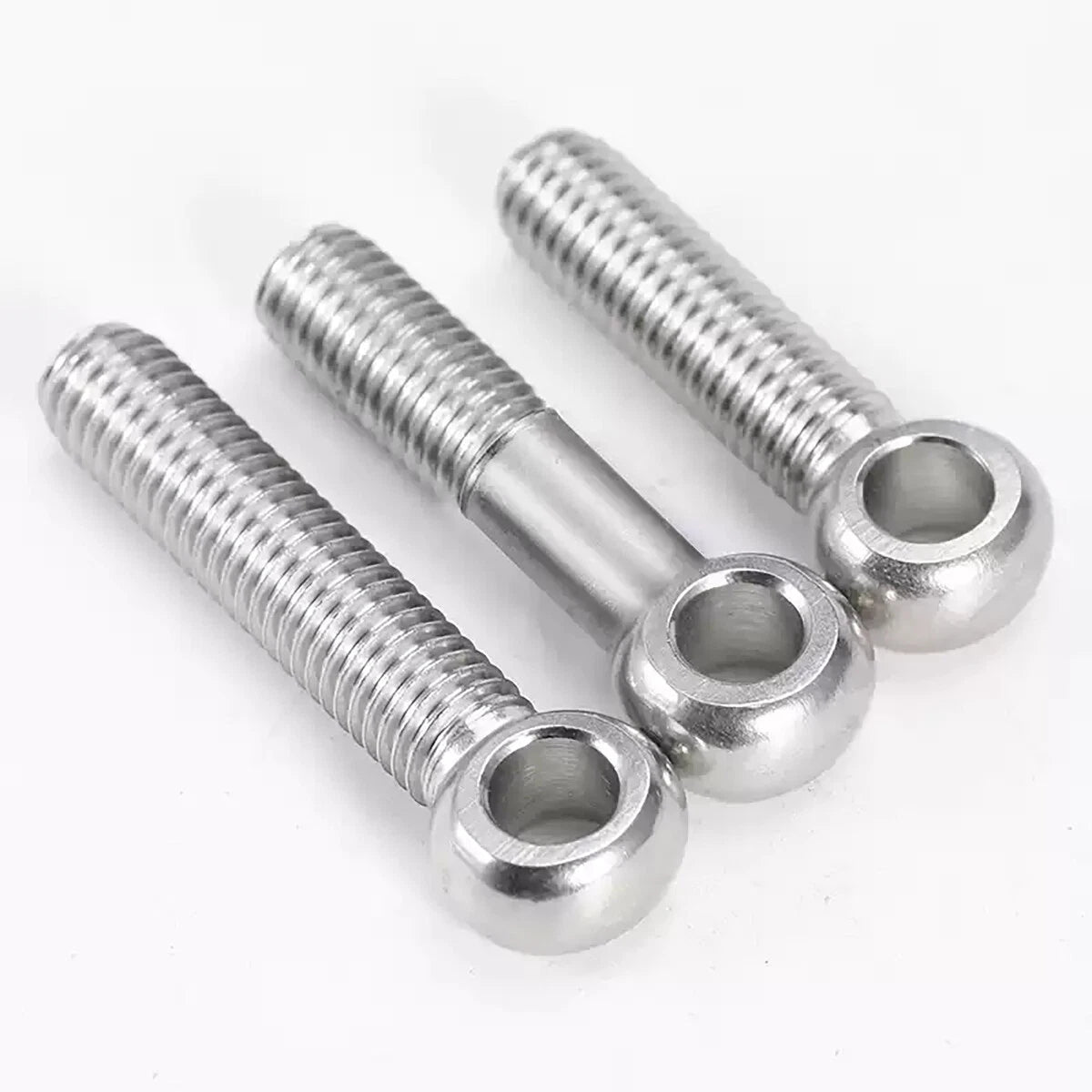 Stainless Steel Eye Bolts M5–M20 | DIN 444 Threaded Ring Bolt for Wire Rope & Catenary Hanging - HomeDIYer
