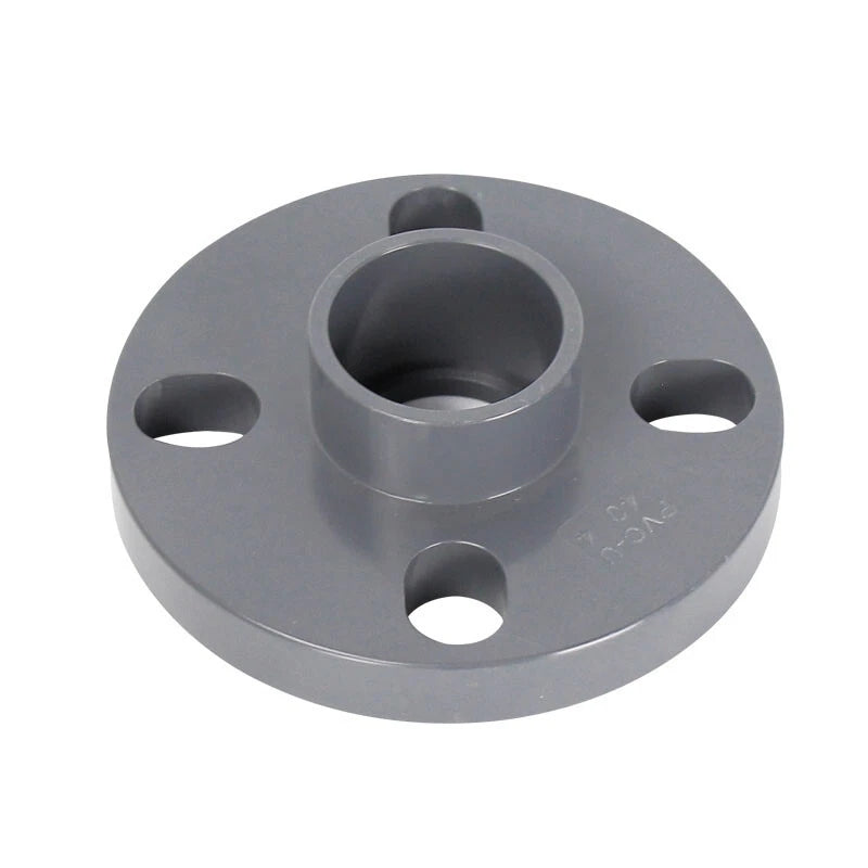 PVC Floor Flange Pipe Fitting Grey Wall Mount Fittings Solvent Weld 20mm~200mm