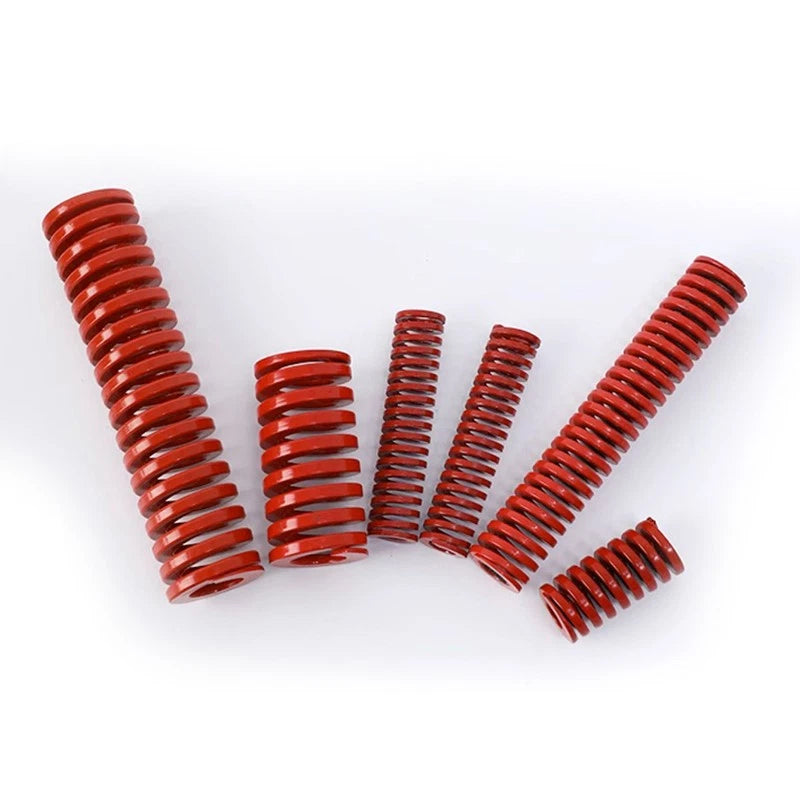 Heavy Load Duty Compression Die Spring OD 8-50mm ID 4-25mm Long 15-450mm Red
