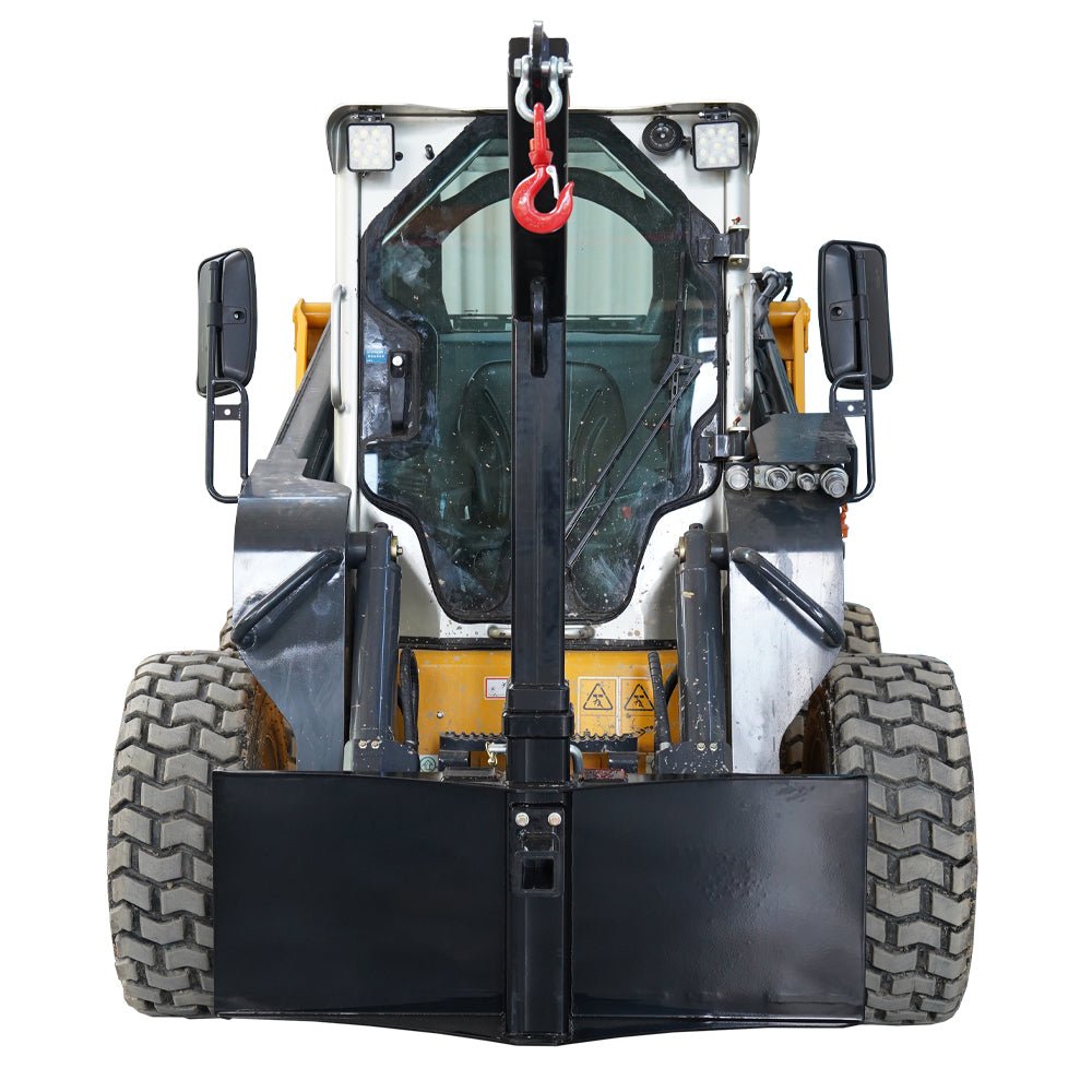Skid Steer Quick Tach Lift Pole Jib Hoist Crane - HomeDIYer
