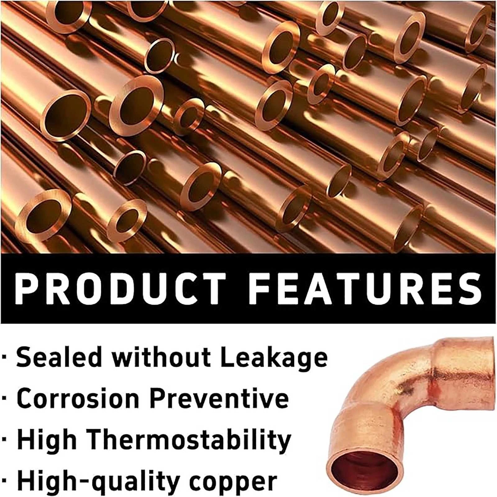 Copper Elbow End Feed Fittings | WRAS Approved | 10mm to 108mm