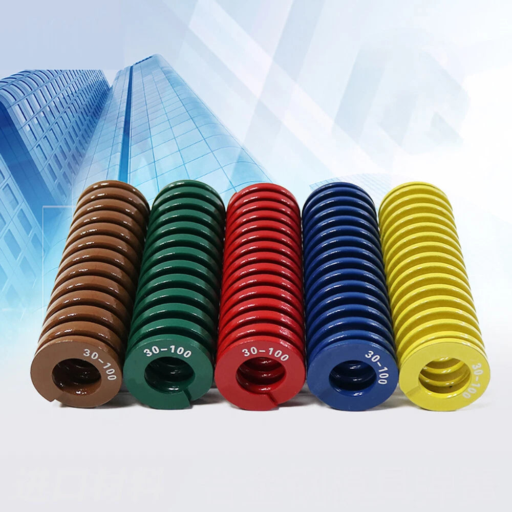 Heavy Load Duty Compression Die Spring ISO - 35-50mm Diameter & Up To 300mm Long