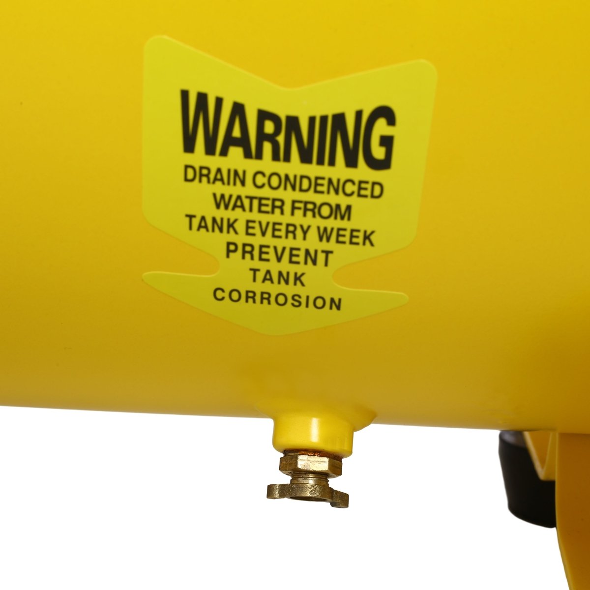 3.5HP Portable 10 Gallons Oil - Lubricated Air Compressor Tank Ultra Quiet Horizontal Tank Adjustable Pressure with Built - in Wheel - HomeDIYer