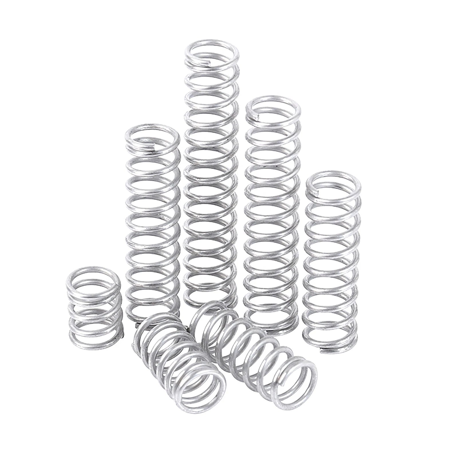 10pcs A2(304) Stainless Steel Compression Pressure Small Springs 0.3/0.4/0.5mm