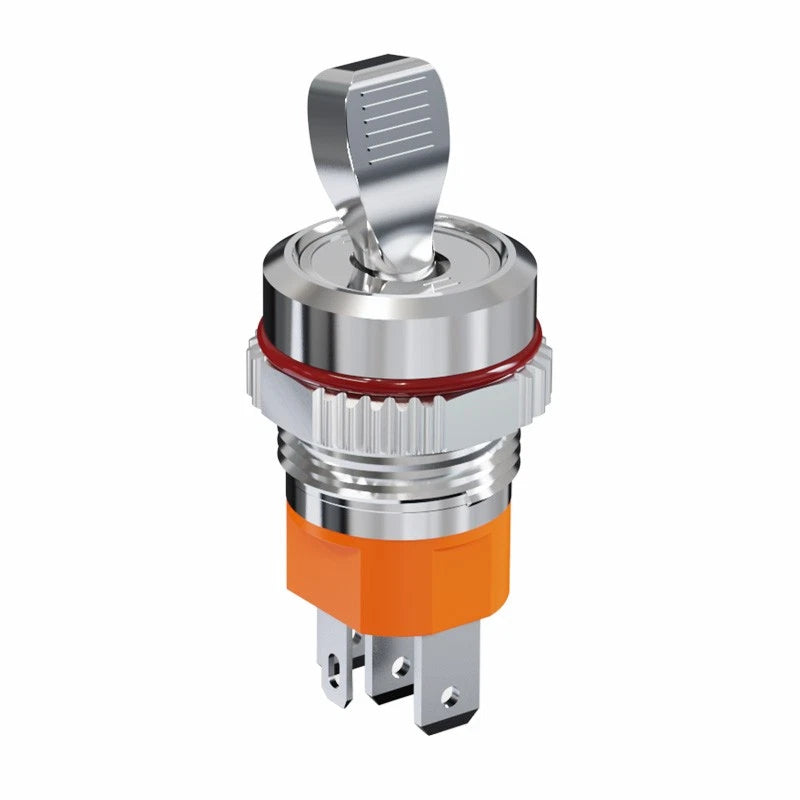 16mm Waterproof Toggle Switch – 2-Position ON/OFF with LED Indicator, 20A 250VAC